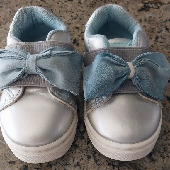 Comphies Baby Toddler Shoes Size 5 Unisex Light Blue and Bow - Picture 5 of 8